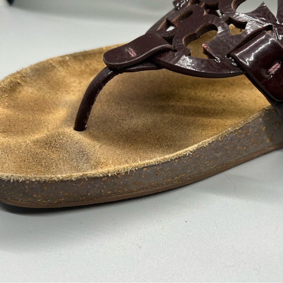Tory Burch Miller Cloud Sandals Size 7 Brown - Picture 4 of 16